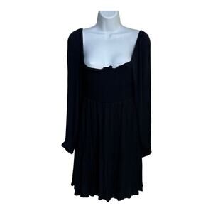 Abercrombie & Fitch long sleeve  black dress medium‎